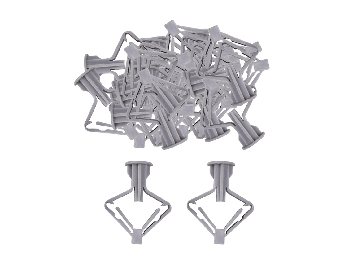 Conjunto De 100 Parafusos Para Drywall, Cinza
