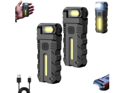 Lanterna De Trabalho Led Com Cabeça Giratória 180° – Feixe Duplo,