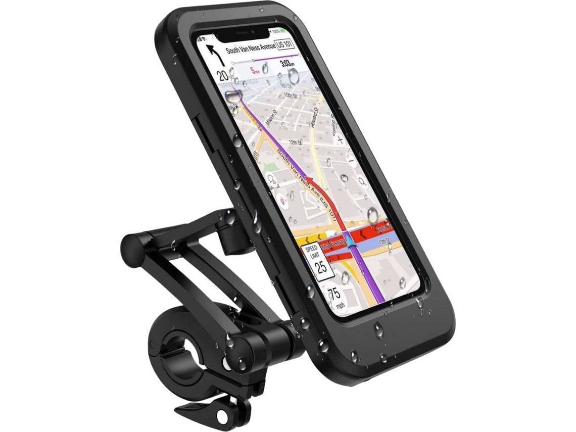 Suporte Telescópico 360° Para Bicicletas + Capa, Adequado Para Bicicletas De Até 7 Polegadas - Preto