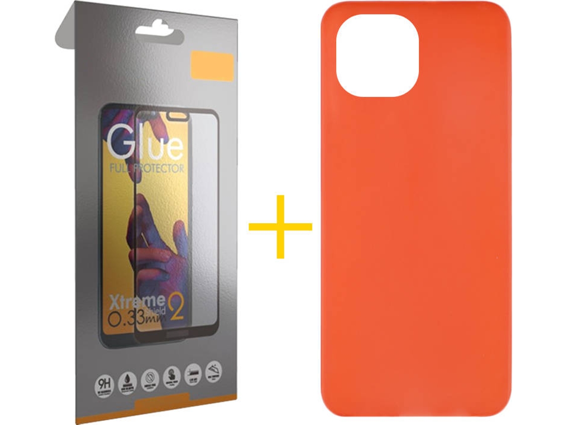 Capa e Película Apple iPhone 13 SKYHE Liso Vermelho