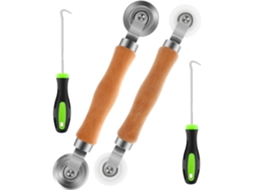 Kit De Para Roletes Exibição, Reparo Vitrines, Extrator Ranhuras, Ferr