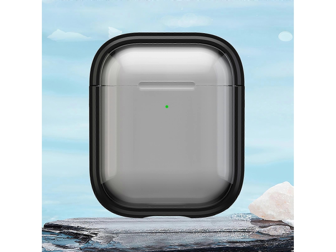 Capa Híbrida De Tpu E Pc Com Suporte Para Airpods 1/2
