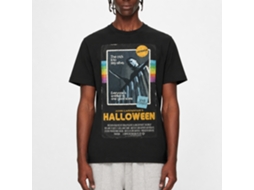 Rockinstone Halloween Vhs Tape Black Adult T-shirt Size:xxl