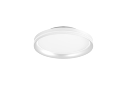 Isy Luminária De Teto Led Fabas Luce Em Alumínio Led Integrado 42w Ip20 Branco