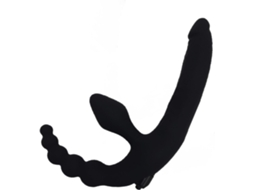 Dildo Vibrador Sem Suspensórios com Bolas Anais e Manga, Presente para Mulheres. ZYBLSSBB