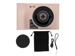Câmera Digital 2.5k 24mp Zoom Digital 16x 1800mah Mp3 Jogos Tela 2.88'' Wifi Mirrorless Rosa Para Viagens