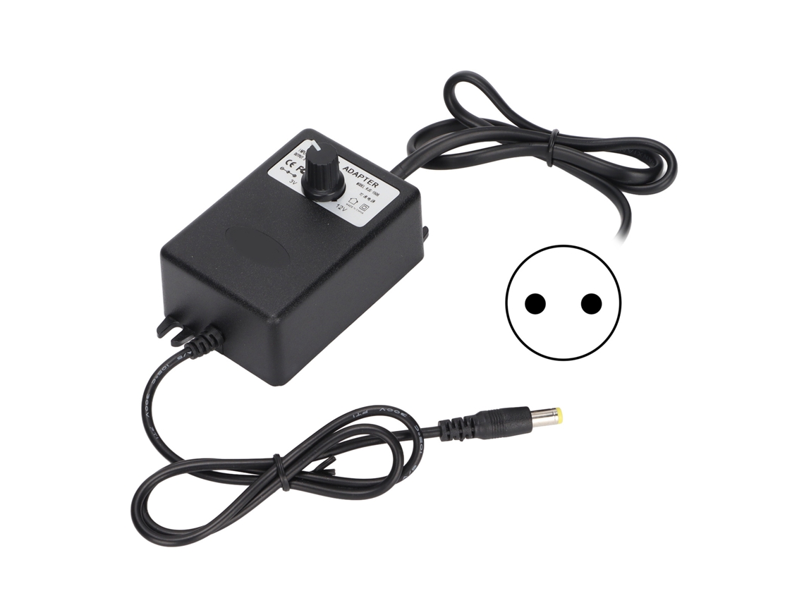 Adaptador de Energia LAXISCREED com Voltagem Ajustável e Display Digital