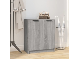 Vidaxl Sapateira 59x35x70 Cm Derivados De Madeira Sonoma Cinza