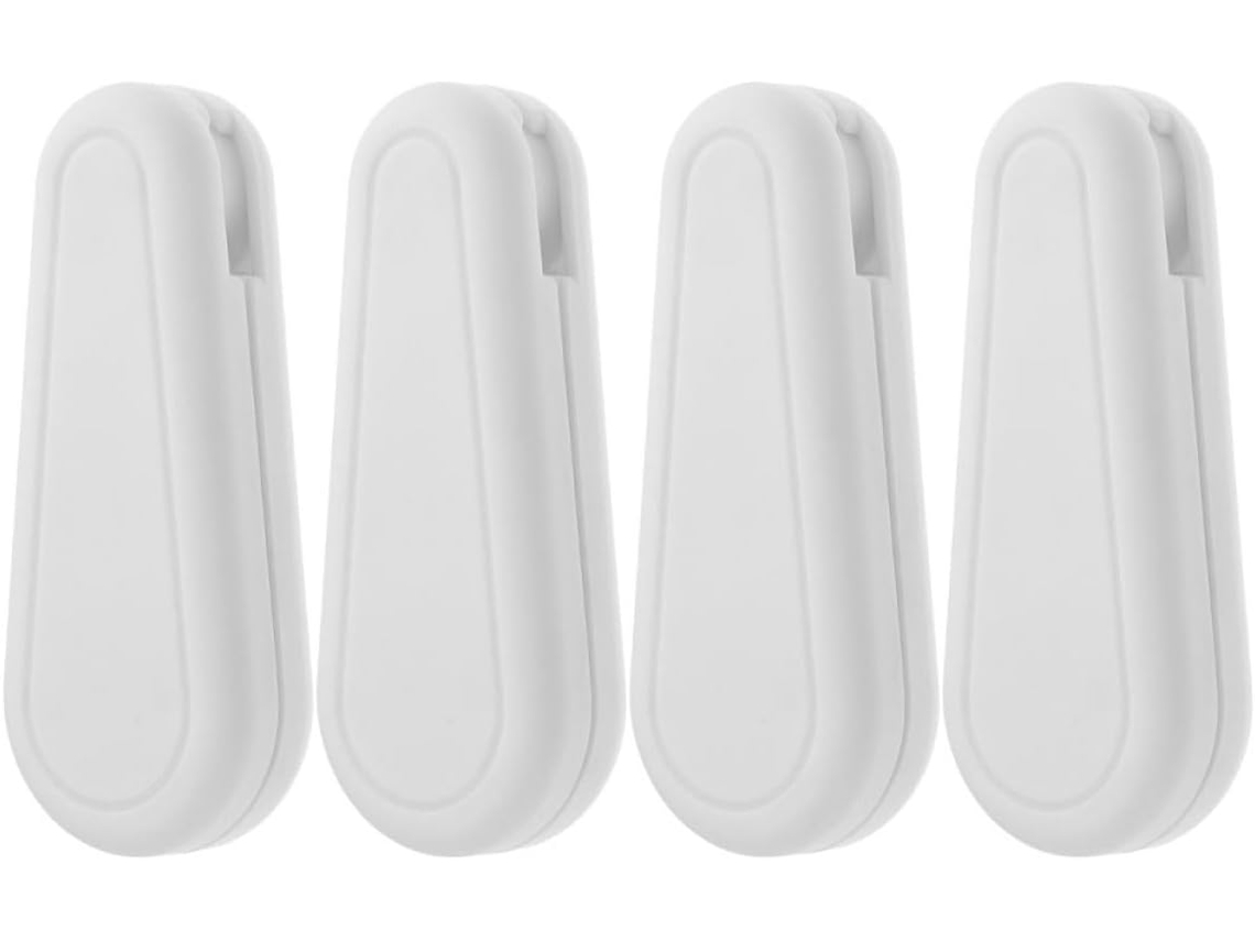 Kit de 4 Puxadores de Metal Reforçados Inoomp para Cortinas e Persianas, com Manuseio Aprimorado e Uso Versátil em Casa CHABERLU