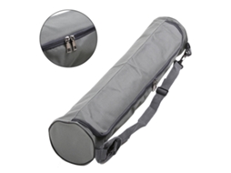 Bolsa para colchonete de yoga com fecho zipper, cinto ajustável, durável, multifuncional, academia S/MARCA