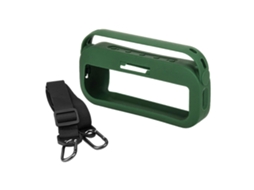 Capa De Silicone Para Alto Falante Portátil, Capa Protetora Com Alça De Ombro Para Alto Falante Compatível Com Bluetooth, Vermelha Olysi Shop
