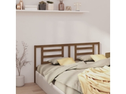 Vidaxl Cabeceira De Cama 156x4x100 Cm Pinho Maciço Castanho Mel