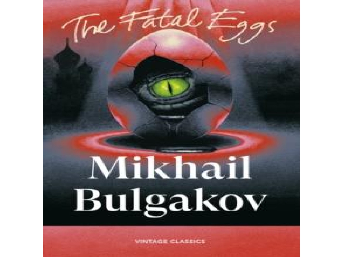 Livro Fatal Eggs de Mikhail Bulgakov (Inglês)