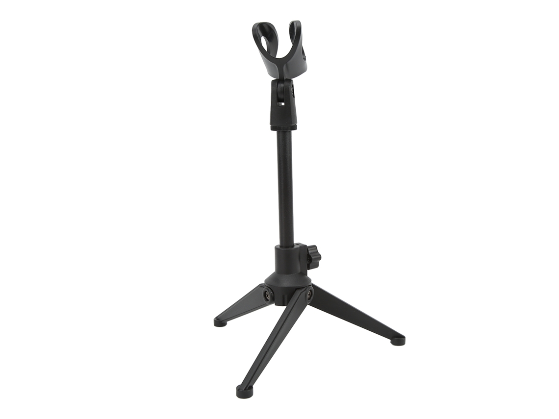 2026 suporte de Microfone de Mesa Tripé Ajustável, Mini Suporte para Microfone de Escritório com Clip Regulável
