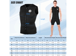 Mali colete de Mergulho Neoprene 3mm Sem Mangas Aquecimento para Mergulho Surf Natação Vela