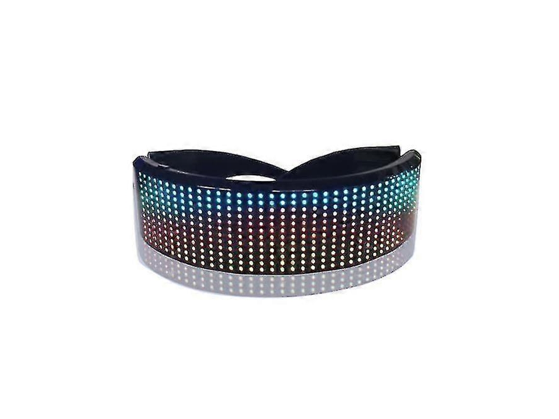 Óculos de Natal com LED, Óculos iluminados por Bluetooth para adultos.