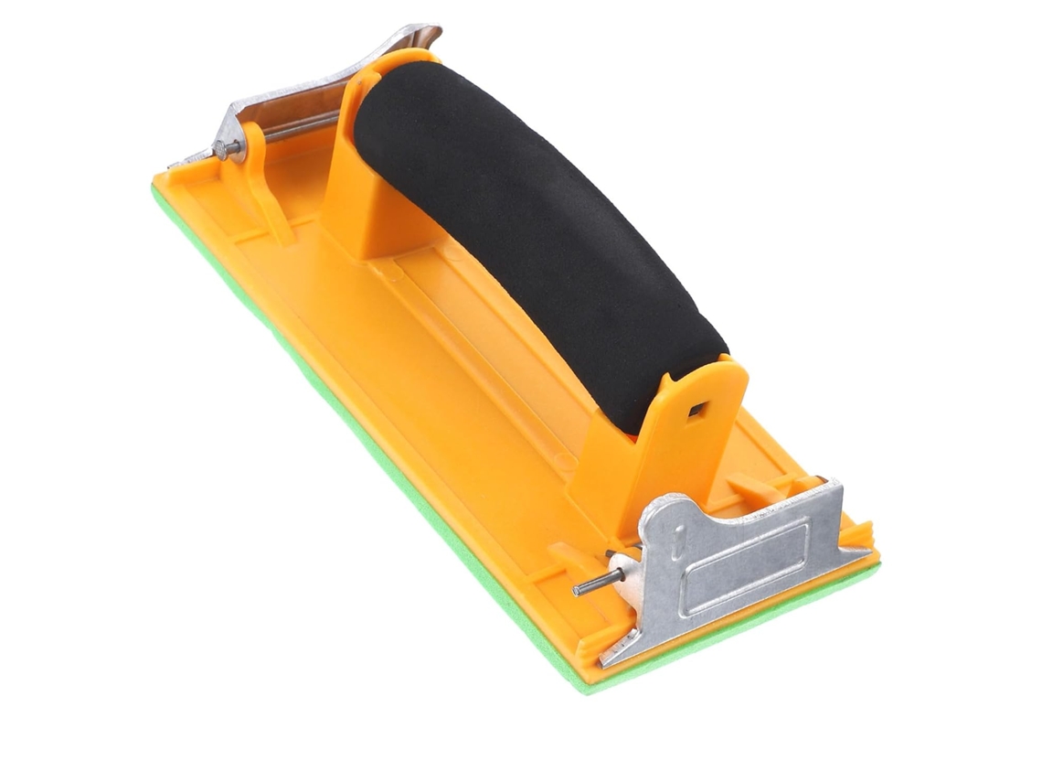 Suporte De Lixa Leve Para Parede Com Alça Manual, Feito De Plástico E Metal.