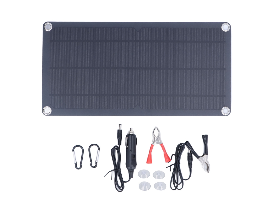Painel Solar Carregador 12v 10w Resistente Água Ip65 Primerox