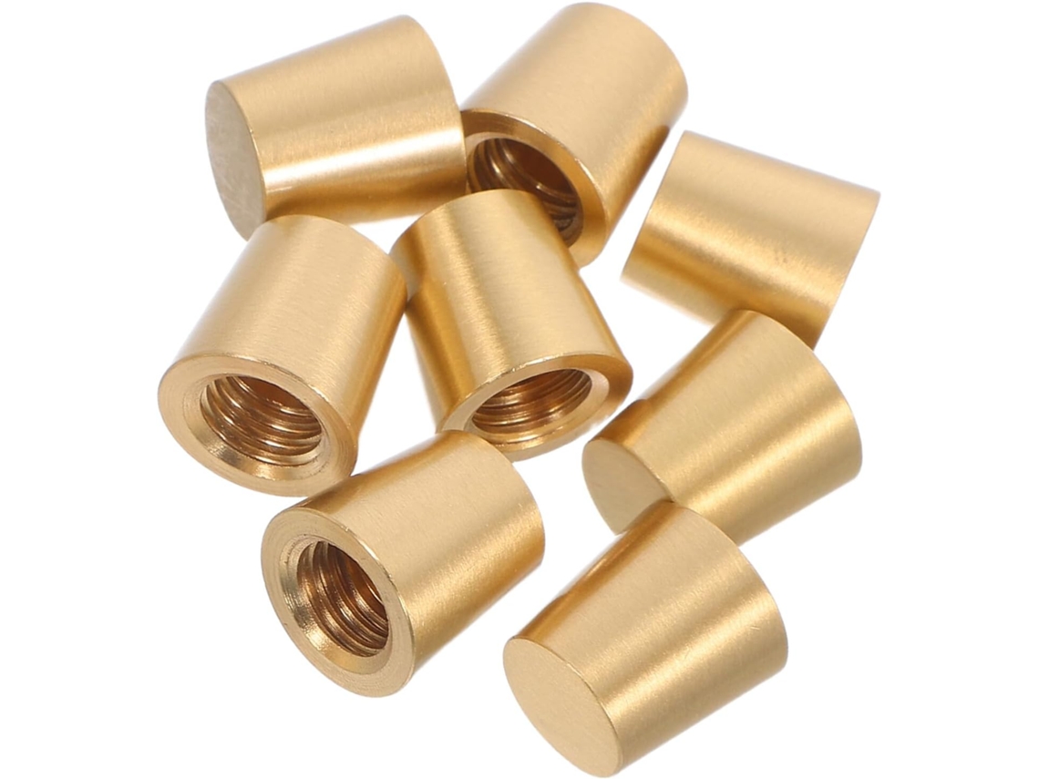 Conjunto De 8 Pés Latão Para Tábua Corte, 15 Mm, Antiderrapantes, Em