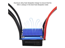 Mali motor Brushless 4500kv com Esc 25a e Cartão de Programação para Carro Controle Remoto 1/16 1/18 Hsp Wltoys