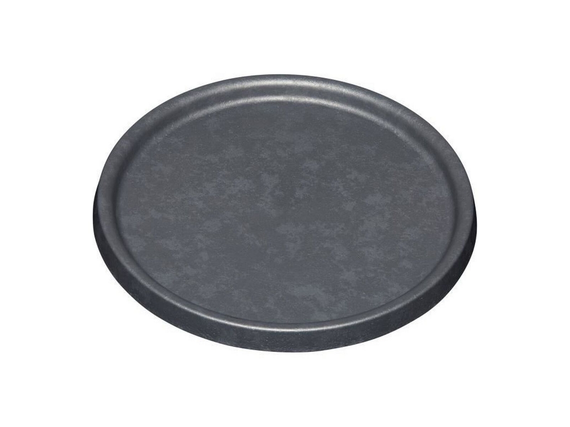 Prato para Vasos Poétic Element Redondo Plástico Ø 38 cm Ardósia
