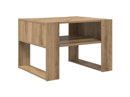 Mesa de Centro Carvalho Artesanal 66 X 53 X 45 Cm MAISON EXCLUSIVE