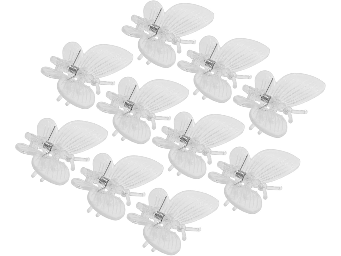 10 Prendedores de Plástico Transparente para Orquídeas Trepadeiras, Que Fixam as Plantas com Segurança, Sem CHABERLU