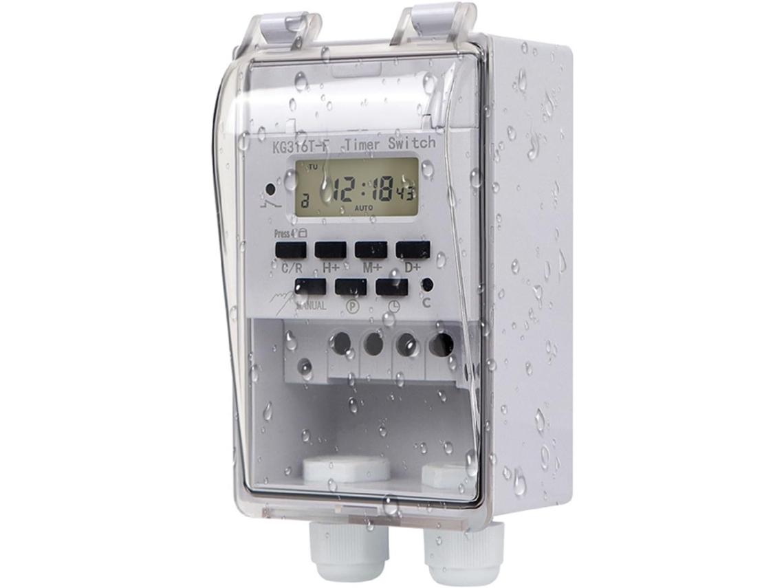 TEMPORIZADOR de 60 minutos, 220V, 15A, mecânico, com controle em BRILVIBERA