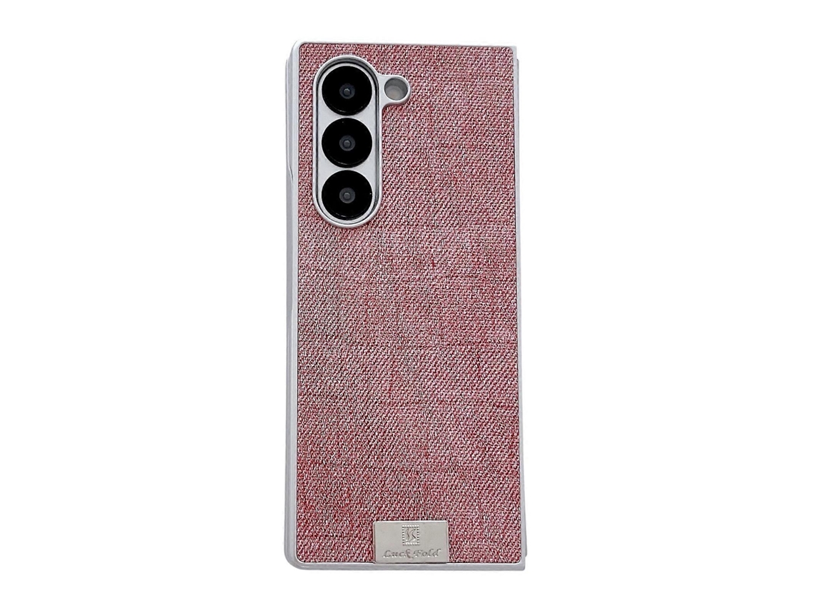 Capa De Celular Em Pu Jeans Com Moldura Prateada Pc