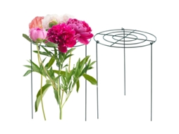1 Pacote De Suporte Para Plantas Com Anel De 30x40 Cm E 3 Pernas, Adequado Para Plantas E Flores Ao Ar Livre (verde)
