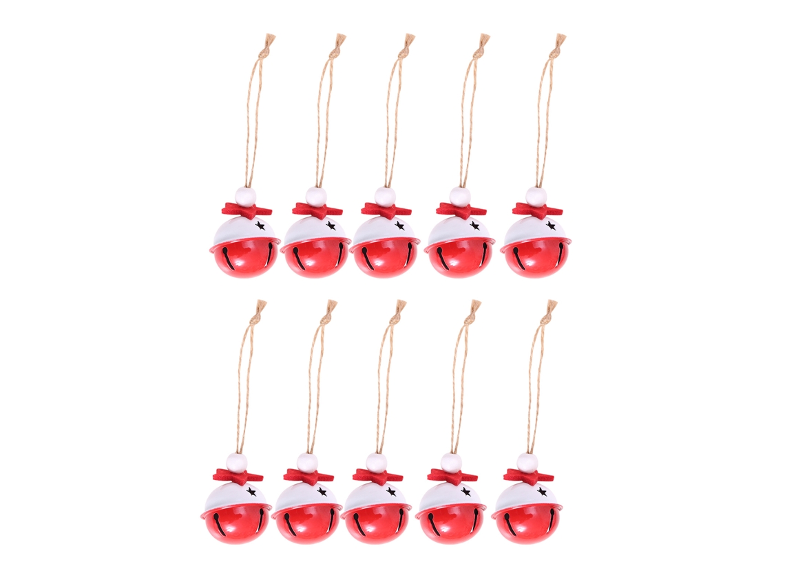 Pack de 5 Enfeites Coloridos para Árvore de Natal, 10 Peças LAXISCREED