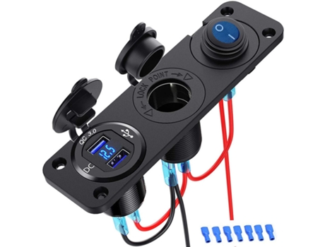 Tomada de Isqueiro de 12 V Carregadores Usb Duplos CARRERO