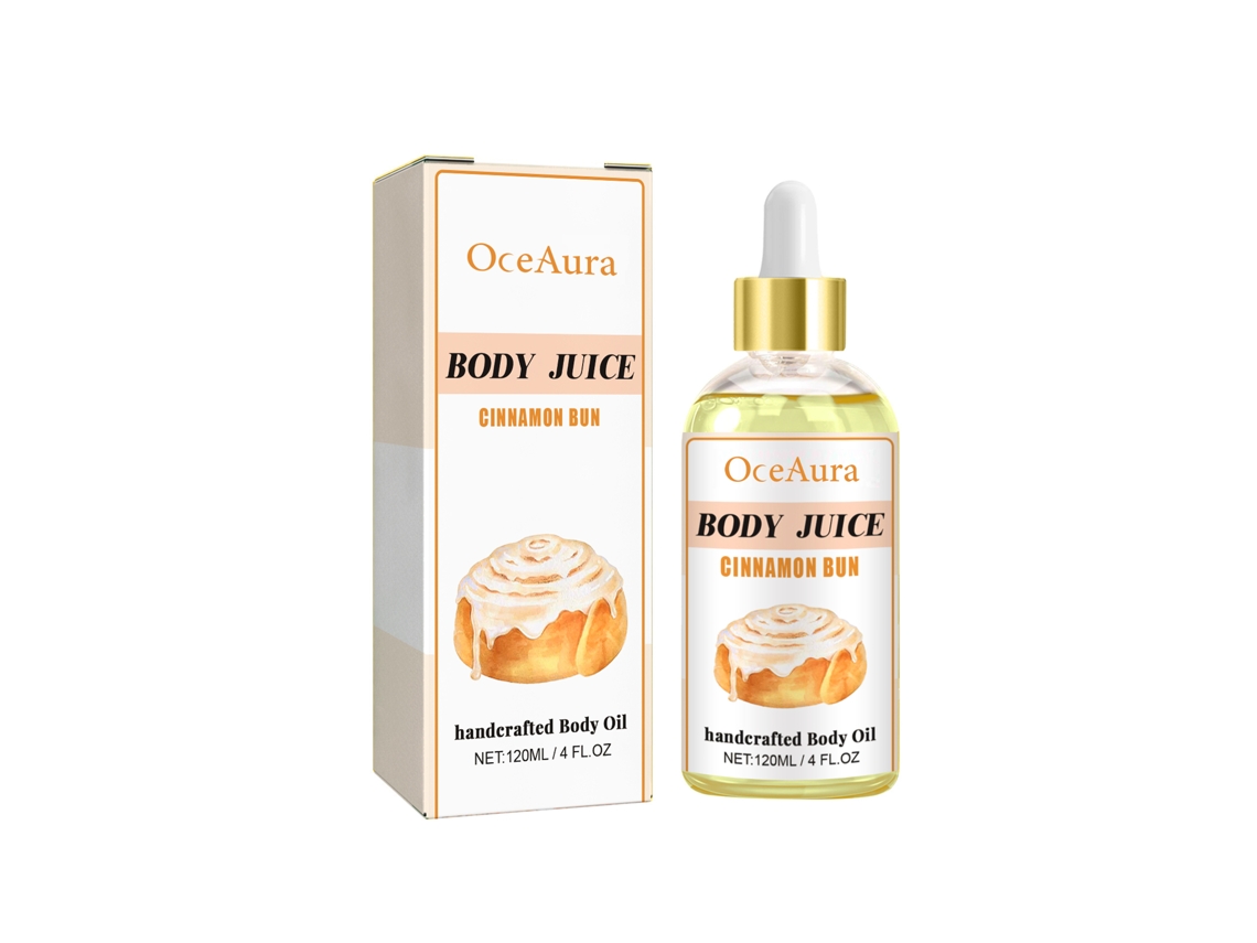 Óleo Corporal Oceaura Pão de Canela Firmador