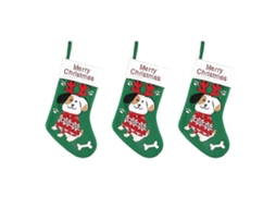 Meias De Natal Fofas Com Pingente De Cachorrinho Decoração De Natal Adorável Para Casa E Celebrações Festivas. Loja Olysi