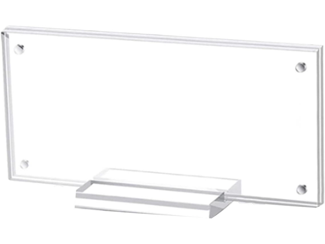 Porta-notas transparente em acrílico, molde para dinheiro de papel, protetor de dinheiro, protetor de cartão, molde