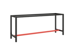 Work Bench Frame, Work Bench Frames Vidaxl Preto Metal (190 X 50 X 79 Cm)