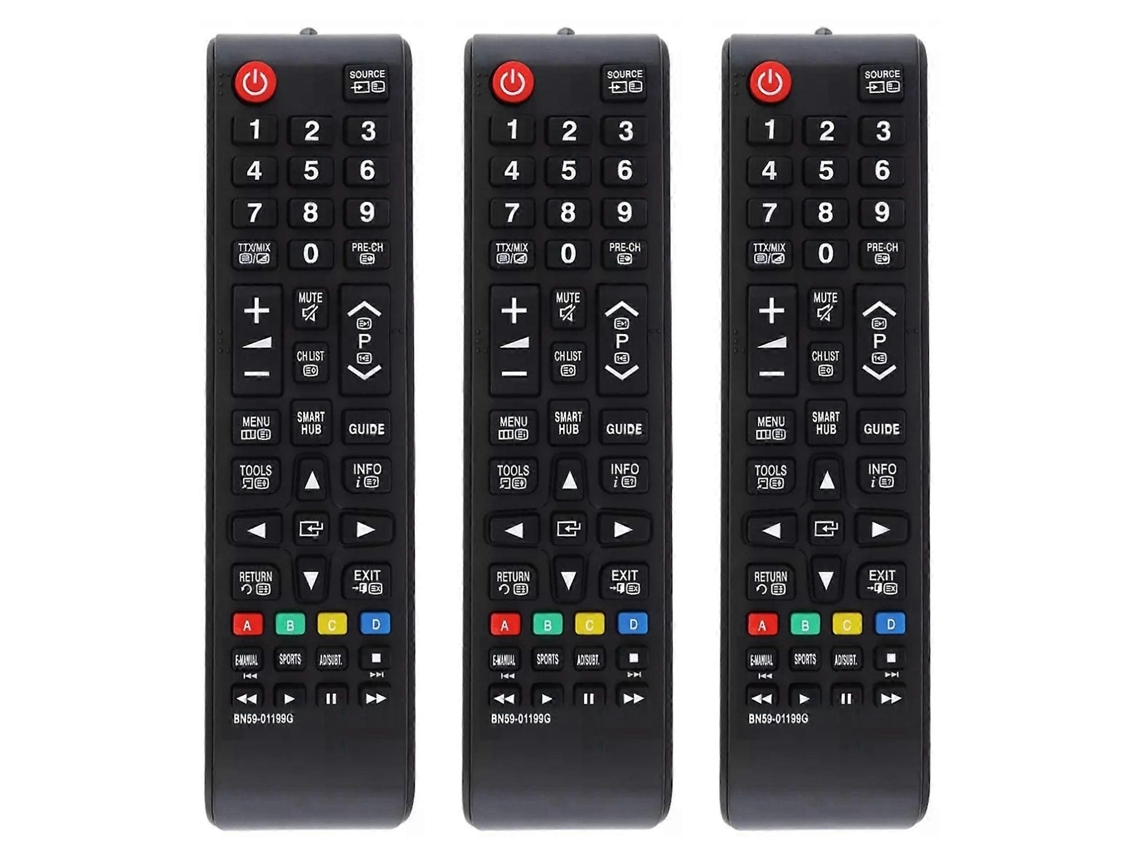 3 Controles Remotos Sem Fio Bn59-01199g Para Smart Tv Samsung Bn5901199g / Bn59-01199g_glo
