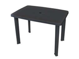 Garden Table, Garden Tables Vidaxl Antracite Plástico (101 X 68 X 72 Cm)