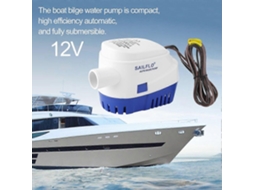 Bomba De Porão Automática Com Caixa De Plástico De 1100 Gph, Bomba Submersível Para Barco PENGDSJE
