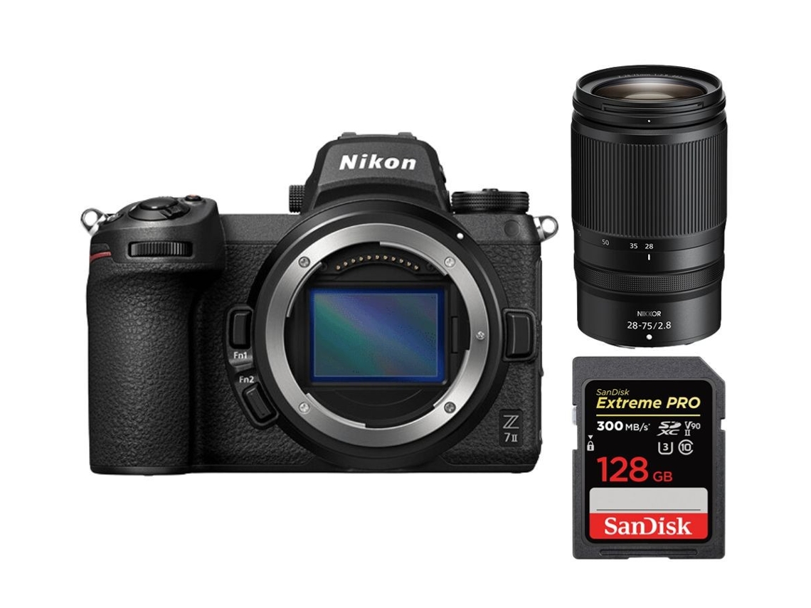 Z7 Ii + Z 28 75mm F/2.8 + 1 Sandisk 128gb Uhs ii 300mb/s + Ebook “20 Dicas para Fotos Que Impressionam” NIKON
