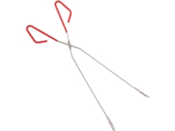 Pinça Para Lenha Popetpop De 38cm Churrasco Ao Ar Livre, Ferramenta De Aço Inoxidável Para Camping E Fogueiras, Previne