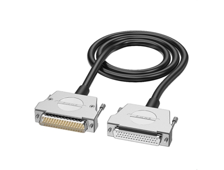 Cabo Blindado Db50 Macho Fêmea De 50 Pinos, Cabo De Extensão Preto Para Aplicações Comerciais Giecy