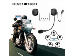 Fone de ouvido para capacete de motocicleta Hengrongshen T2 Bluetooth V5.0 5V com microfone anti-interferência