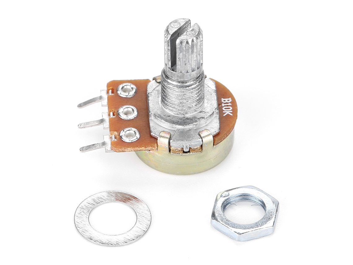 Laxiscreed Potenciômetro Rotativo Ajustável Linear Para Eletrónica, Resistor Variável De Alta Precisão