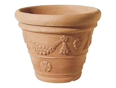 Vaso Conca Tropea Color Impruneta TELCOM Bell Pot Tropea-99 Impruneta H 52 Cm Ø 67