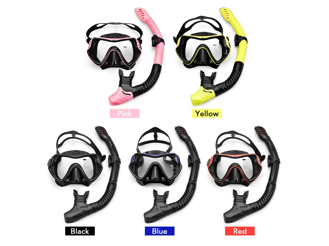 Óculos e Snorkel Seco para Adultos Worten