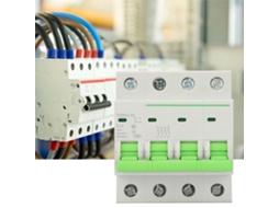 Laxiscreed Disjuntor Miniatura 4p, Proteção Contra Fugas, Tipo C Para Instalação Elétrica Segura