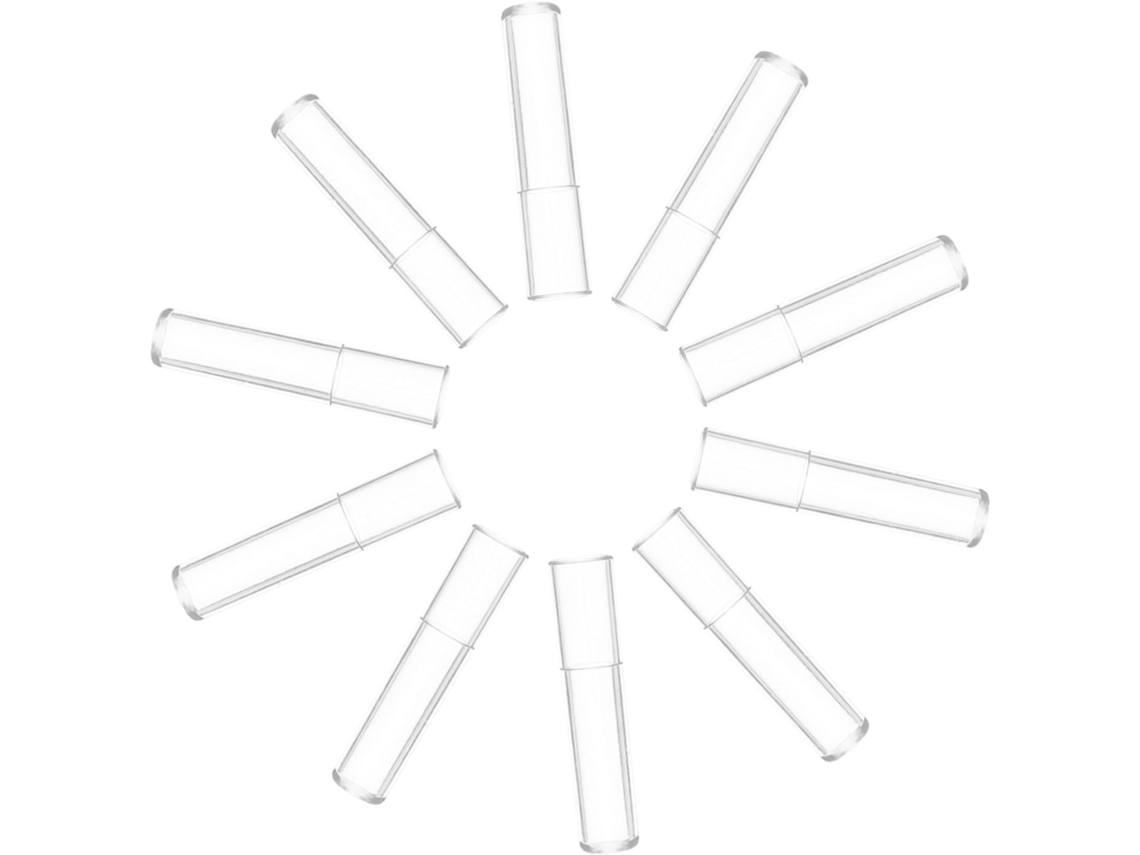 100 Protetores De Ponta De Lápis Transparentes, Capas Plásticas, Extensores E Escudos.