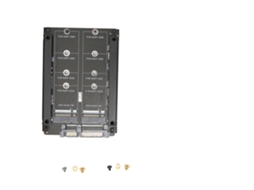 Tarjeta de expansão adaptadora m.2 ssd a sata de 6 Gbps ngff sata compatível com windows, linux e os x | S/MARCA
