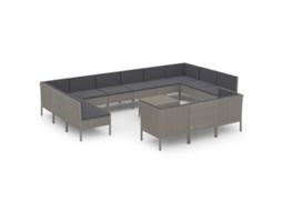 Garden Lounge Set, Garden Lounge Sets Vidaxl Cinzeto Rattan / Vime (n/a)